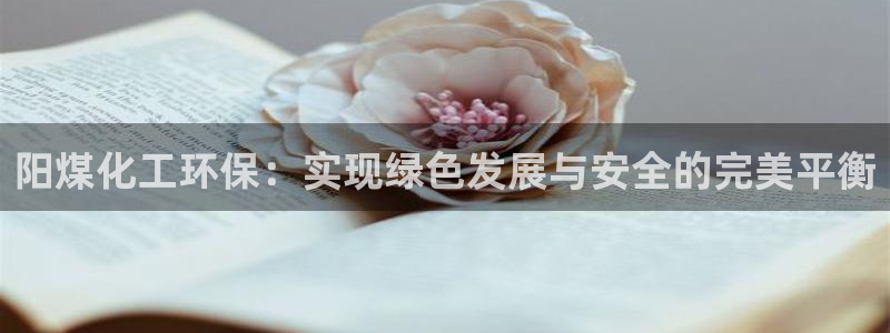 亿万手游官网网址:阳煤化工环保:实现绿色发展与安全的完美平衡